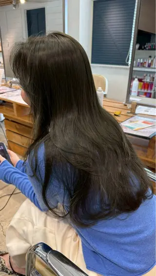 ロング カラー 透明感カラー☘️ /meiのヘアスタイル