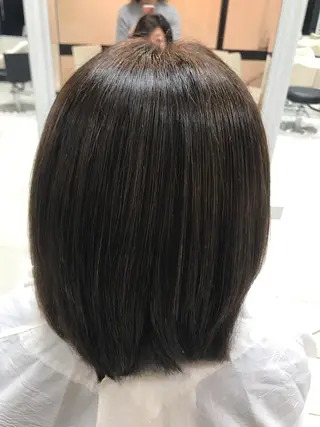 ミディアム カラー 【暖色カラー特化】 中山由梨のヘアスタイル
