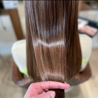 ロング 髪質改善縮毛矯正 美容師✂️山崎竜二のヘアスタイル