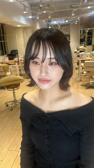 アレンジ/艶カラー 銀座🌼さきえのヘアスタイル