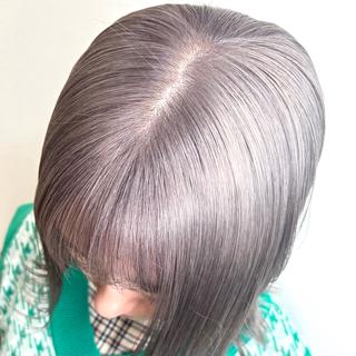 ミディアム カラー Maya🦋 ハイトーン特化のヘアスタイル