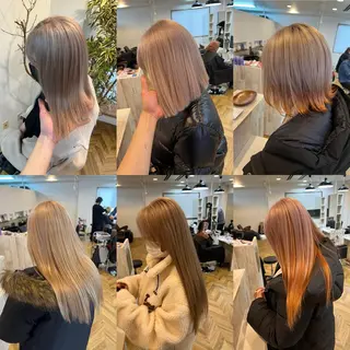 ロング ブリーチ特化 梅田本多翔のヘアスタイル
