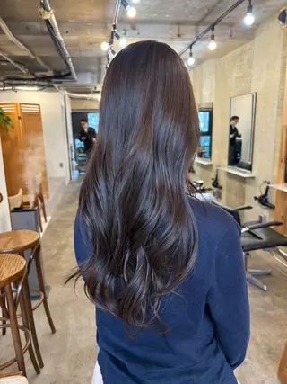 セミロング 柳瀬 和香奈のヘアスタイル