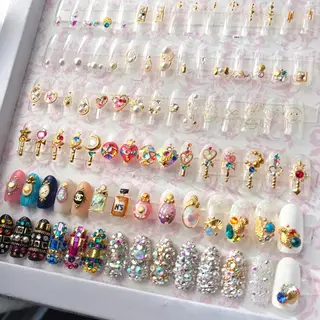 ネイル 渋谷/チップ長さ出し 👑アプレgel-xのネイルデザイン