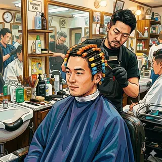 メンズ 福田 真大のヘアスタイル