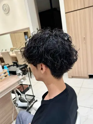 パーマ メンズ 中村 楓のヘアスタイル
