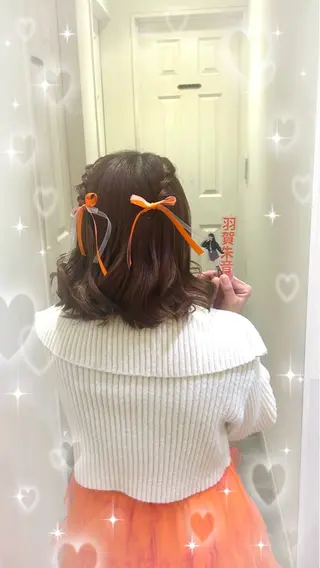 ヘアアレンジ 💖韓国カラー エクステmikotoのヘアスタイル