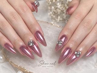 ネイル サイナネイル🎀 長さ出し専門店のネイルデザイン