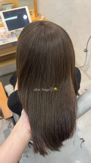 ミディアム カラー 能隅あいかFLEAR 口コミ⭐️5.0⭐️のヘアスタイル