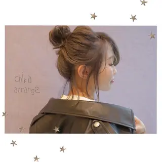 ヘアアレンジ 市川 千夏のヘアスタイル