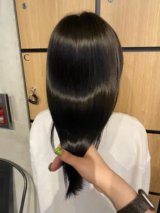 セミロング 髪質改善サロン 梅田/ヨナミネのヘアスタイル