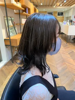 ミディアム 山田 海斗のヘアスタイル
