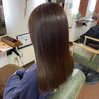 ロング カラー 💜推しインナー カラー/菊池柊真💜のヘアスタイル