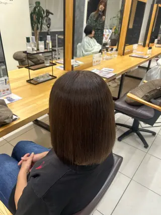 ミディアム カラー 平野 凛のヘアスタイル