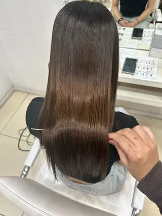 ロング 【髪質改善カラー】 瀧田嵐士🇰🇷のヘアスタイル