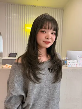 セミロング début 【ももか】のヘアスタイル