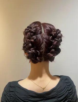 ヘアアレンジ ヘアメイクネイリスト hidemi中目黒のヘアスタイル