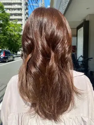 ロング カラー 髪質改善/艶カラー ⚡️コメス/錦糸町のヘアスタイル