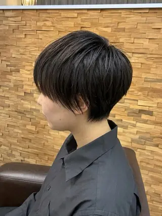 ショート パーマ メンズ Ai まとまる 縮毛矯正/ショートのヘアスタイル