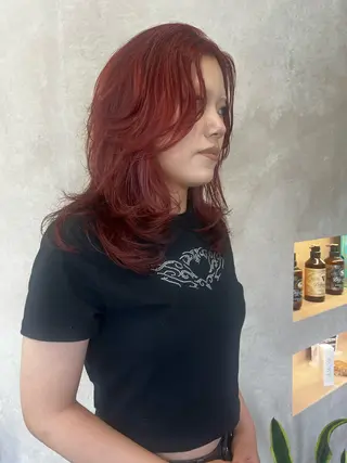 ロング カラー Bërg mimi ‎ ౨ৎ⋆のヘアスタイル