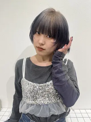 ショート カラー keshiki 大名のヘアスタイル