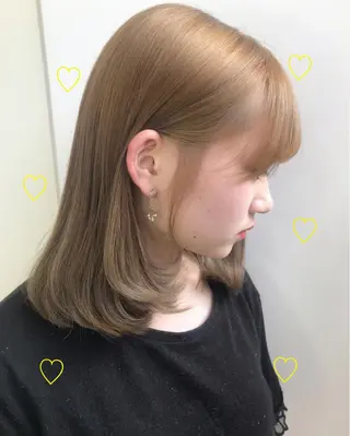 ミディアム カラー 新宿駅近♡個室 ♡関口三都季🌜のヘアスタイル