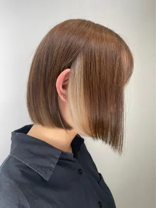 ミディアム カラー 髪質改善・白髪ぼかし /お悩み対応カラーのヘアスタイル