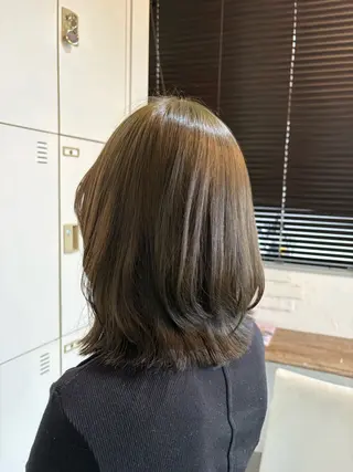 ミディアム ブリーチカラー🍓/ 艶カラー/かえ🤍のヘアスタイル