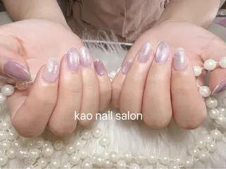 ネイル kao nail マグネット/長さだしのネイルデザイン