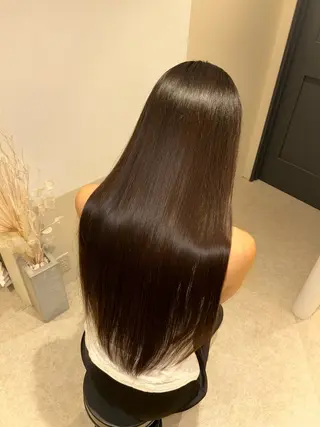 ロング Abe Kiranaのヘアスタイル