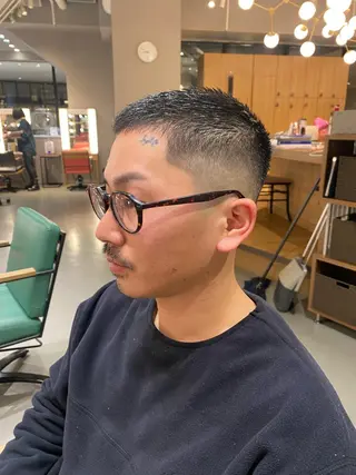 ショート メンズ unopulir 景山 凌のヘアスタイル