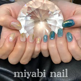 ネイル miyabi nail 桂川駅近くのネイルデザイン