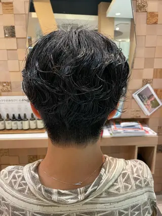 パーマ メンズ 林 季香のヘアスタイル