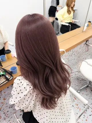 セミロング ベージュ🤎/透明感 /ゆき🍀のヘアスタイル