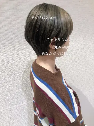 ショート カラー 似合わせ/レイヤー /ボブ/新谷のヘアスタイル