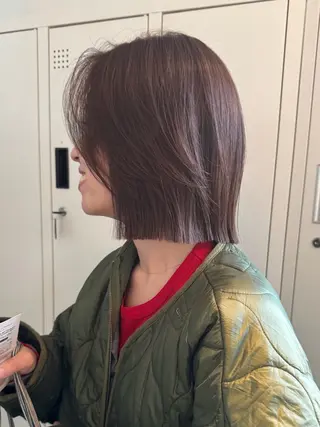 ショート ボブ/レイヤーカット 縮毛矯正/コウキ新宿のヘアスタイル
