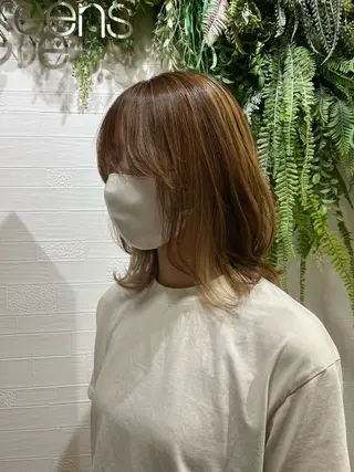 ミディアム Greens Yokoのヘアスタイル