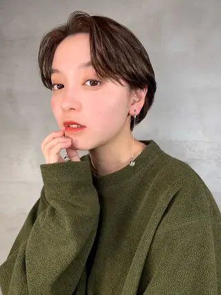 ショート カラー 🍃透明感/デザイン 店長MASARU🍃のヘアスタイル