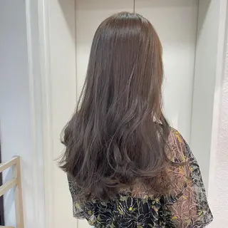 ロング カラー TRENCH 相澤 果歩のヘアスタイル
