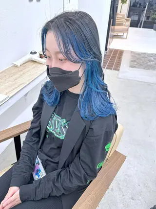 セミロング カラー マンツーマン施術🦋 ayajuのヘアスタイル
