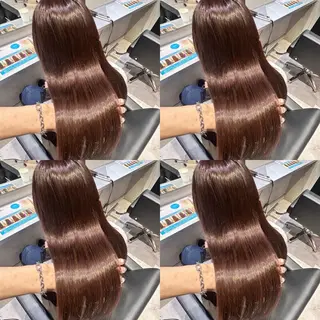 ロング カラー 艶髪×透明感カラー 海夏のヘアスタイル