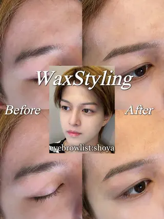 メンズ アイブロウ アイブロウリスト SHOYA🫧表参道の眉毛・アイブロウイメージ