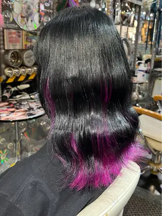ミディアム カラー ヘアアレンジ メンズ KOYA ｺﾔのヘアスタイル