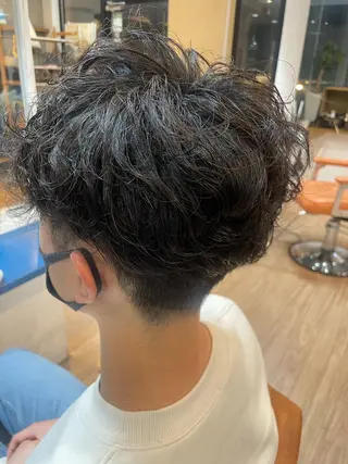 パーマ メンズ 松永 あづみのヘアスタイル
