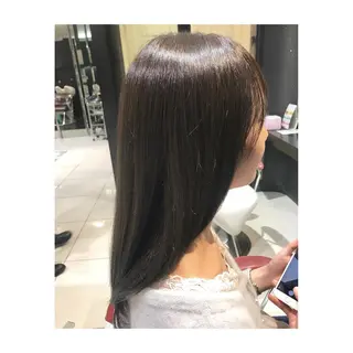 セミロング カラー 中野 竜介のヘアスタイル