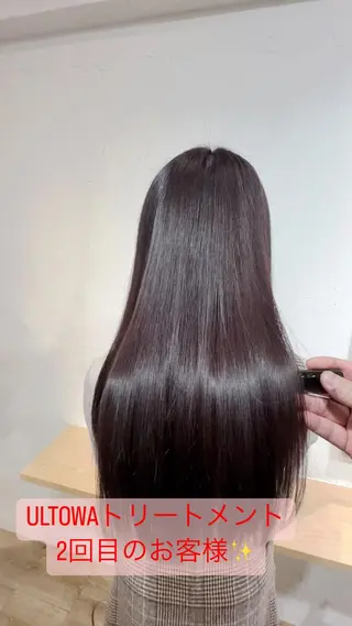 セミロング カラー ヘアアレンジ ♦️最強の似合わせ ♦️店長/高橋のヘアスタイル