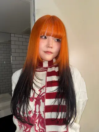 ロング ヘアアレンジ minto/ パーマモデル募集中のヘアスタイル