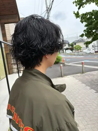 パーマ メンズ 五十嵐 雄毅のヘアスタイル