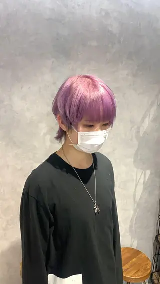 ショート 派手髪支持率No1 Eisukeのヘアスタイル