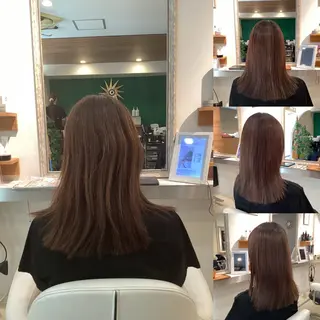 セミロング hair bonitaのヘアスタイル